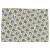 G Creation Kantoor blue flower Groot Cadeauzakje (Achterkant)