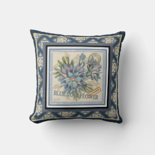 G Creation Kantoor blue flower Kussen