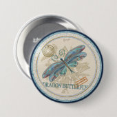G Creation Kantoor ligonfly Ronde Button 7,6 Cm (Voorkant /achterkant)