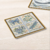 G Creation Office  Vierkante Kartonnen Onderzetter (Schuin)