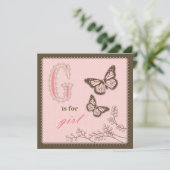 G est pour carte carrée fille (Debout devant)