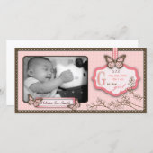 G est pour Carte photo fille (Devant / Derrière)