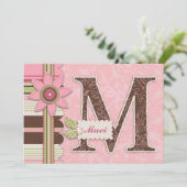 G Fille Invitation Card M (Debout devant)
