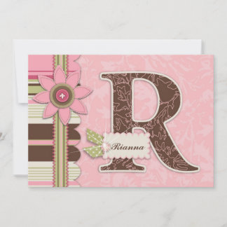 G Fille Invitation Card R