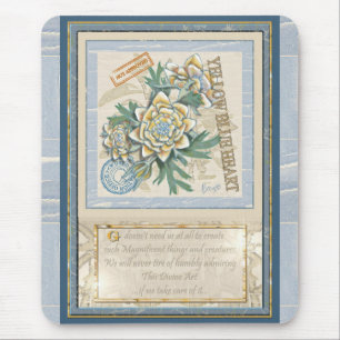 G Gele kweekbloem voor Kantoor Muismat