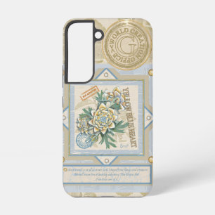 G Gele kweekbloem voor Kantoor Samsung Galaxy Hoesje