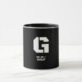 G (Golf) NAVO Fonetisch Alfabet & Morse Code Mok (Midden)