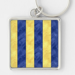G Golf Waterverf Nautical Signal Maritime Vlag Sleutelhanger