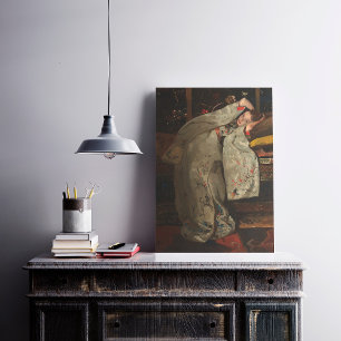 G.H. Breitner, Meisje in een witte Kimono - Fine A Poster