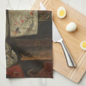 G.H. Breitner, meisje in een witte Kimono - Fine A Theedoek (Quarter Fold)