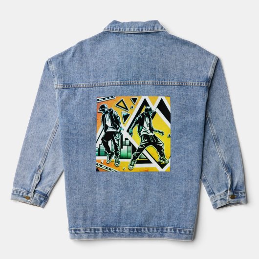 G-heup Denim Jacket (Achterkant)