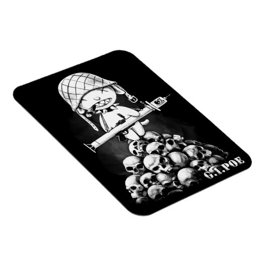 G.I. Poe - Een echte zombie held - Magnet Magneet (Rechterzijde)