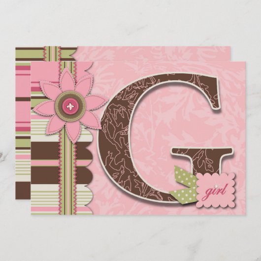 G Invitation de filles (Devant / Derrière)