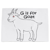 G is voor cadeautas voor geiten (Voorkant)