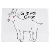 G is voor cadeautas voor geiten (Achterkant)