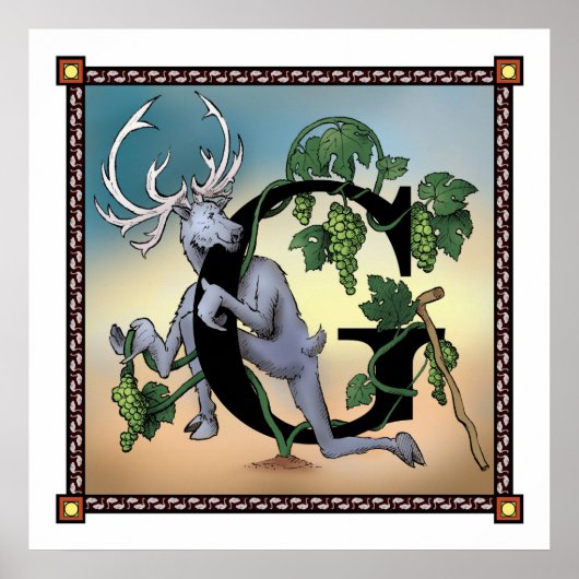 G is voor Gallant Poster (Voorkant)