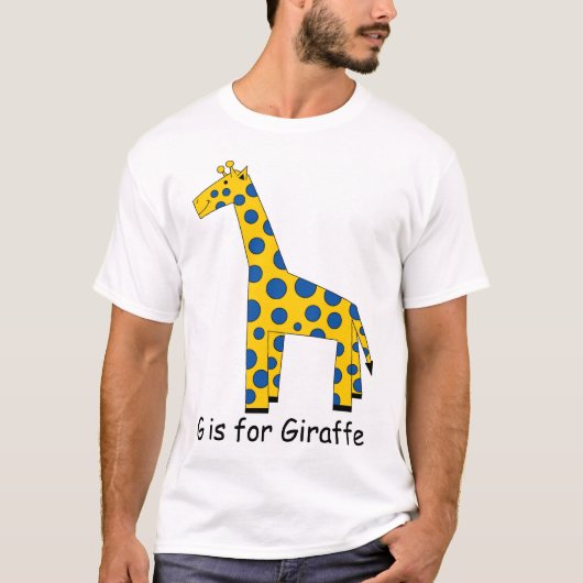G is voor Giraffe T-shirt (Voorkant)