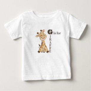 G Is Voor GIRAFFE - Whimsical Giraffe