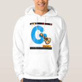 G is voor gitaar hoodie (Voorkant)