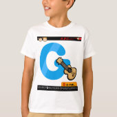 G is voor gitaar t-shirt (Voorkant)