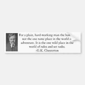 G.K. Chesterton Bumpersticker