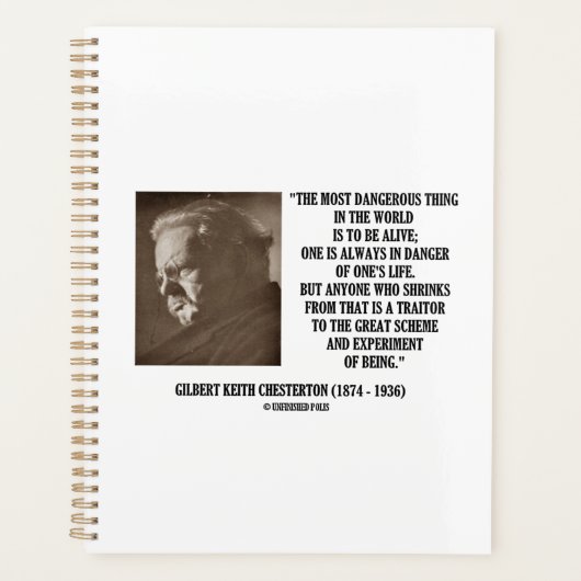 G.K. Chesterton Grande Expérience du Schéma de l'Ê (Devant)