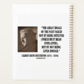 G.K. Chesterton Grands Idéaux Du Passé Non Vécus (Dos)