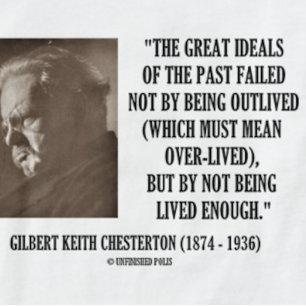 G.K. Chesterton grote deals in het verleden niet l T-shirt