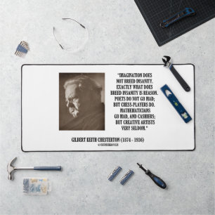G.K. Chesterton Imagination Insanity Creative Bureaumat