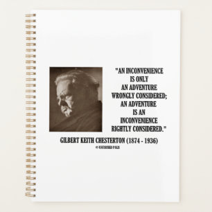 G.K. Chesterton - Inconvénients Aventure considéré