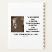 G.K. Chesterton - Inconvénients Aventure considéré (Dos)
