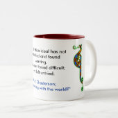 G. K. Chesterton; mok koffie - 1 (Voorkant rechts)