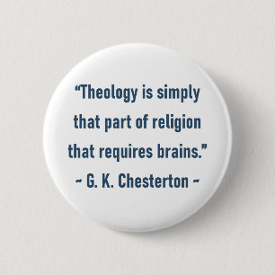 G. K. Chesterton Ronde Button 5,7 Cm