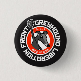 G.L.F. (Donker) Ronde Button 3,2 Cm