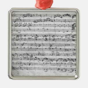 G major voor violine, harpsichord en violoncello metalen ornament