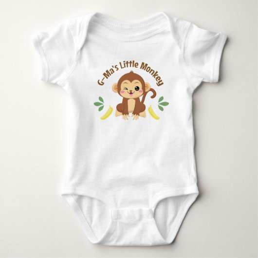 G-Ma's Aapje Romper (Voorkant)