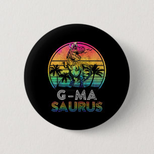 G-masaurus Dinosaur G-ma Saurus Familie Matching T Ronde Button 5,7 Cm
