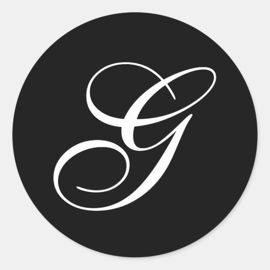 G Monogram Stickers (Voorkant)