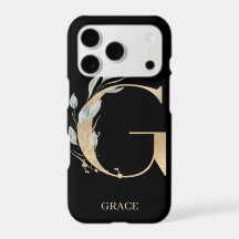 G Monogramme Floral Personnalisé