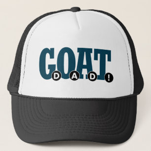 "G.O.A.T. DAD!" Voor afdrukken in afbeelding bij v Trucker Pet