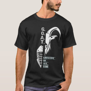 G.O.A.T. Hockey Goalie Vintage Cool Retro College T-shirt