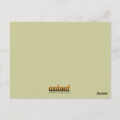 G.O.D-serie #026 Briefkaart (Achterkant)