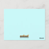 G.O.D-serie #041 Briefkaart (Achterkant)