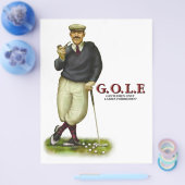 G.O.L.F. GENTLEMEN ALLEEN VERBINDINGEN FLYER (Enkel)