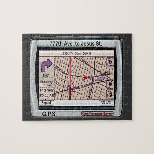 G.P.S. God Personal Savior Legpuzzel (Horizontaal)