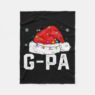 G-pa Claus Grappig Kerstgezin Matching Opa Chris Fleece Deken