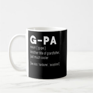 G-Pa definitie Funny Gift voor GrandFather Mannen Koffiemok
