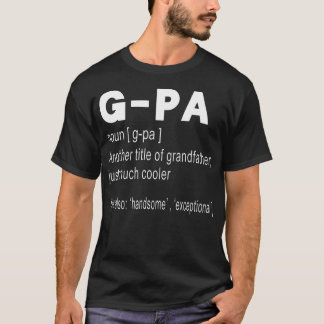 G-PA Definitie Grappig cadeau voor opa T-shirt