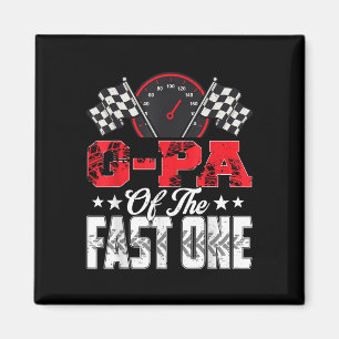 G-PA van de Fast One Birthday 1st Race Car-familie Magneet
