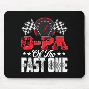 G-PA van de Fast One Birthday 1st Race Car-familie Muismat